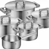 Topfsets>WMF Topfset 5tlg. silberfarben