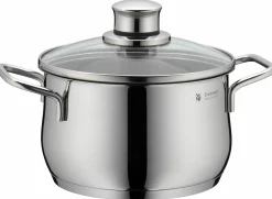 WMF Topfset 5tlg. silberfarben^ Topfsets