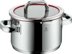 WMF Topfset 5tlg silberfarbenrot^ Topfsets