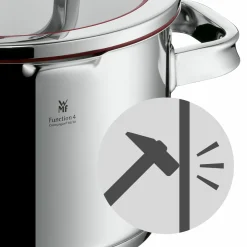 WMF Topfset 5tlg silberfarbenrot^ Topfsets