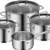 Topfsets>WMF Topfset 4tlg. silberfarben