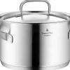 WMF Topfset 5tlg silberfarben^ Topfsets
