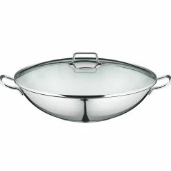 WMF Wok 36cm 4tlg. silberfarben^ Woks