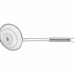 Küchenhelfer>WMF Wok-Abseihlöffel 36cm silberfarben