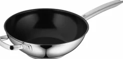 WMF Wokpfanne 28cm schwarzsilberfarben^ Woks