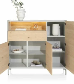 XOOON Highboard grau^ Kommoden & Sideboards