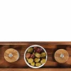 Tabletts>Zassenhaus Tablett 15x40cm braun