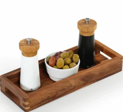Tabletts>Zassenhaus Tablett 15x40cm braun