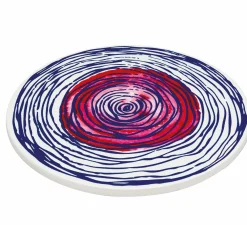 Untersetzer>Zassenhaus Untersetzer 20cm rotweißblau