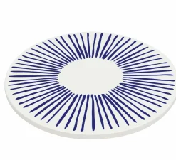 Untersetzer>Zassenhaus Untersetzer 20cm weißblau