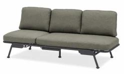 ZEBRA Garten 3-Sitzer Sofa grau^ Gartensofas