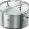 Töpfe>ZWILLING Bratentopf 20cm silberfarben