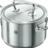 Töpfe>ZWILLING Fleischtopf 16cm silberfarben