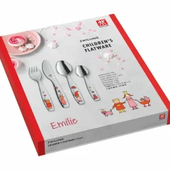 ZWILLING Kinderbesteckset 4tlg. silberfarben^Kinder Kinderbestecke