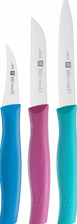 Küchenmesser>ZWILLING Messerset 3tlg. mehrfarbig