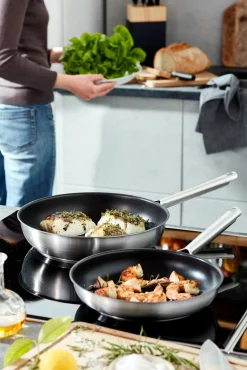 Pfannensets|Pfannen>ZWILLING Pfannenset 2tlg. 24/28cm schwarzsilberfarben