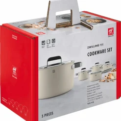 ZWILLING Topfset 5tlg. schwarzweiß^ Topfsets