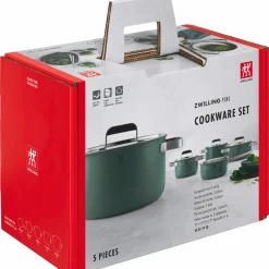 ZWILLING Topfset 5tlg. schwarzgrün^ Topfsets